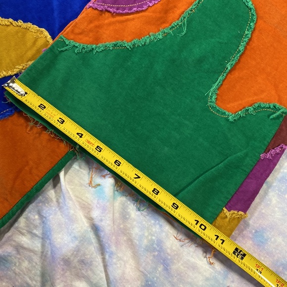 HP 🍭[ FP ] Supernova Cord Jeans in Rainbow Road Corduroy Bell Bottoms - Picture 9 of 16